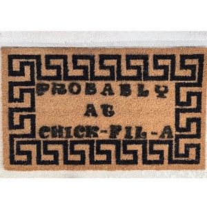 Funny door mat